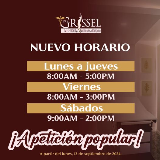 Nuestros Horarios de Servicios